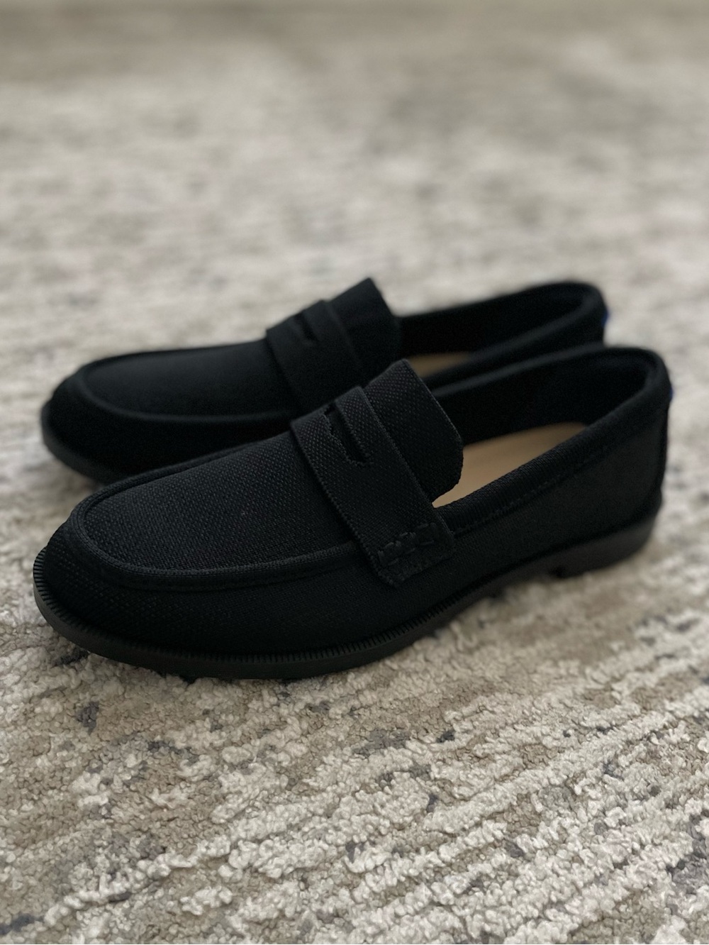 Rothy’s The Penny Loafer Black Slip on Flats Size 7